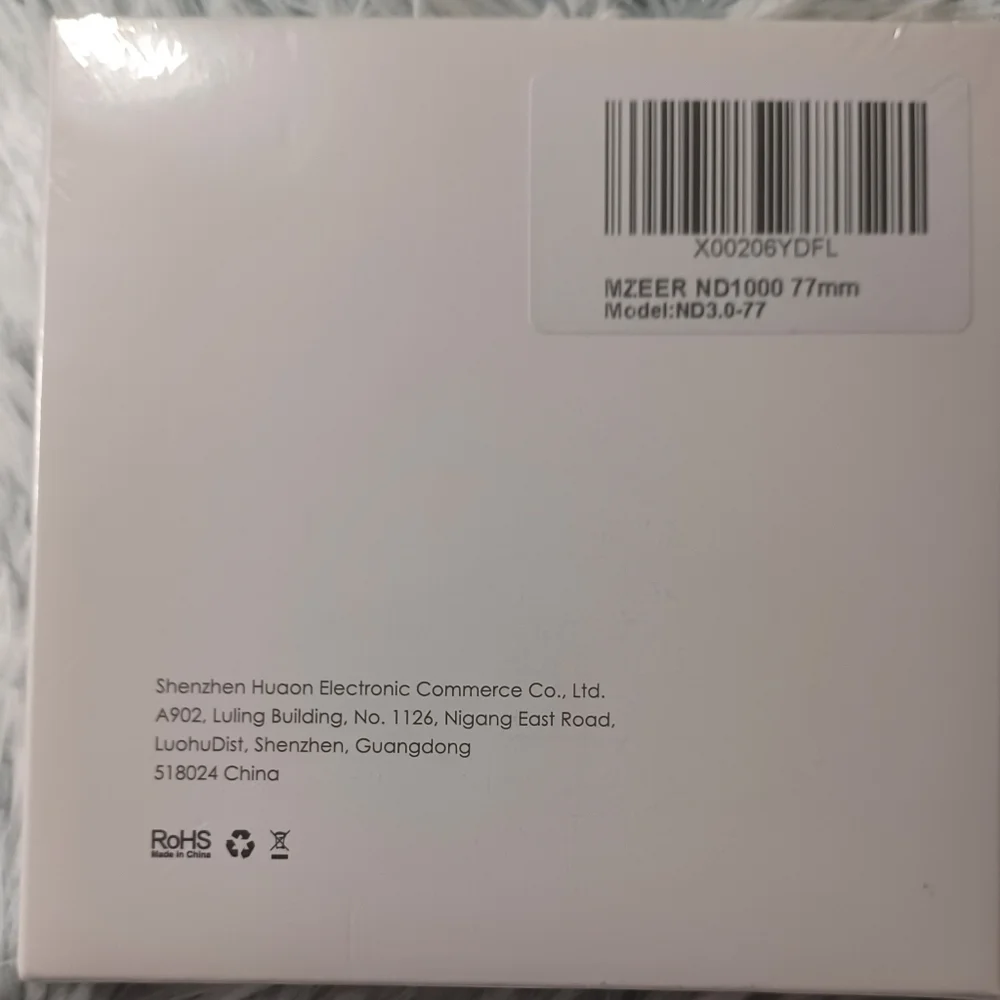 77mm Neutral Density ND1000 Camera Lens Filter | Ultra Thin